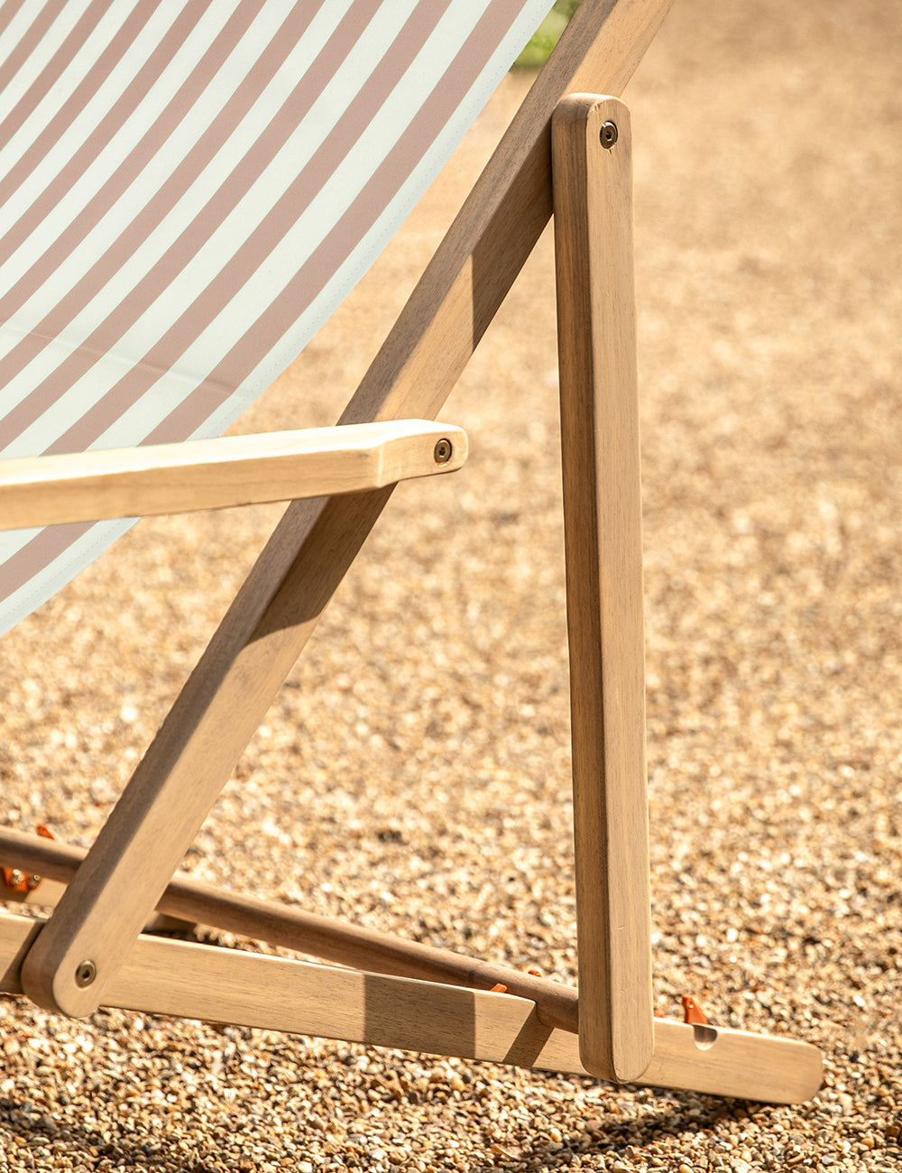 Hove Deckchair in Terracotta stripe