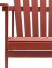Capri Lounge chair in Rust