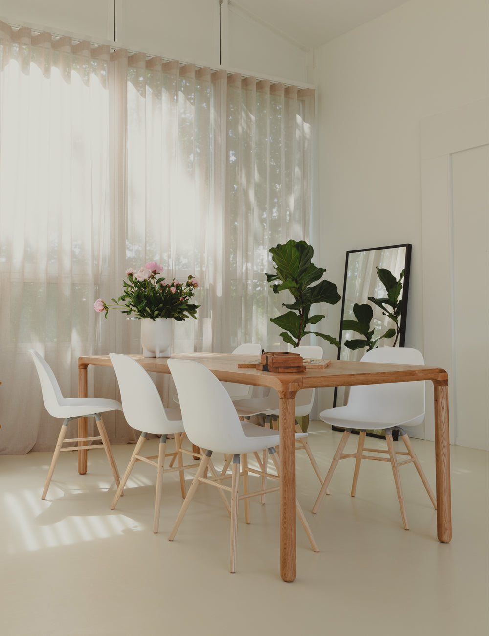 Large Toffee Dining Table Natural