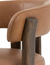 Como Dining Chair Brown Leather