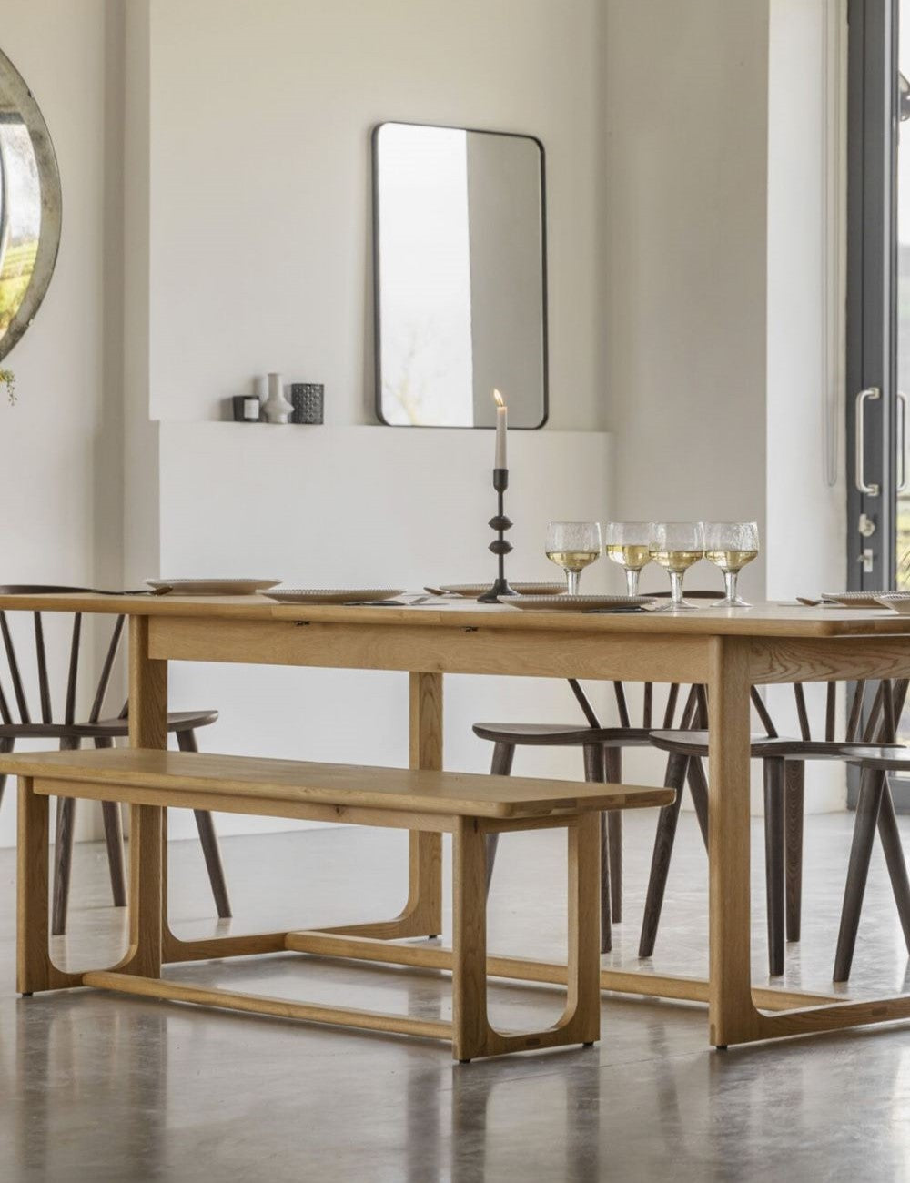 Albie Extendable Dining Table - Natural