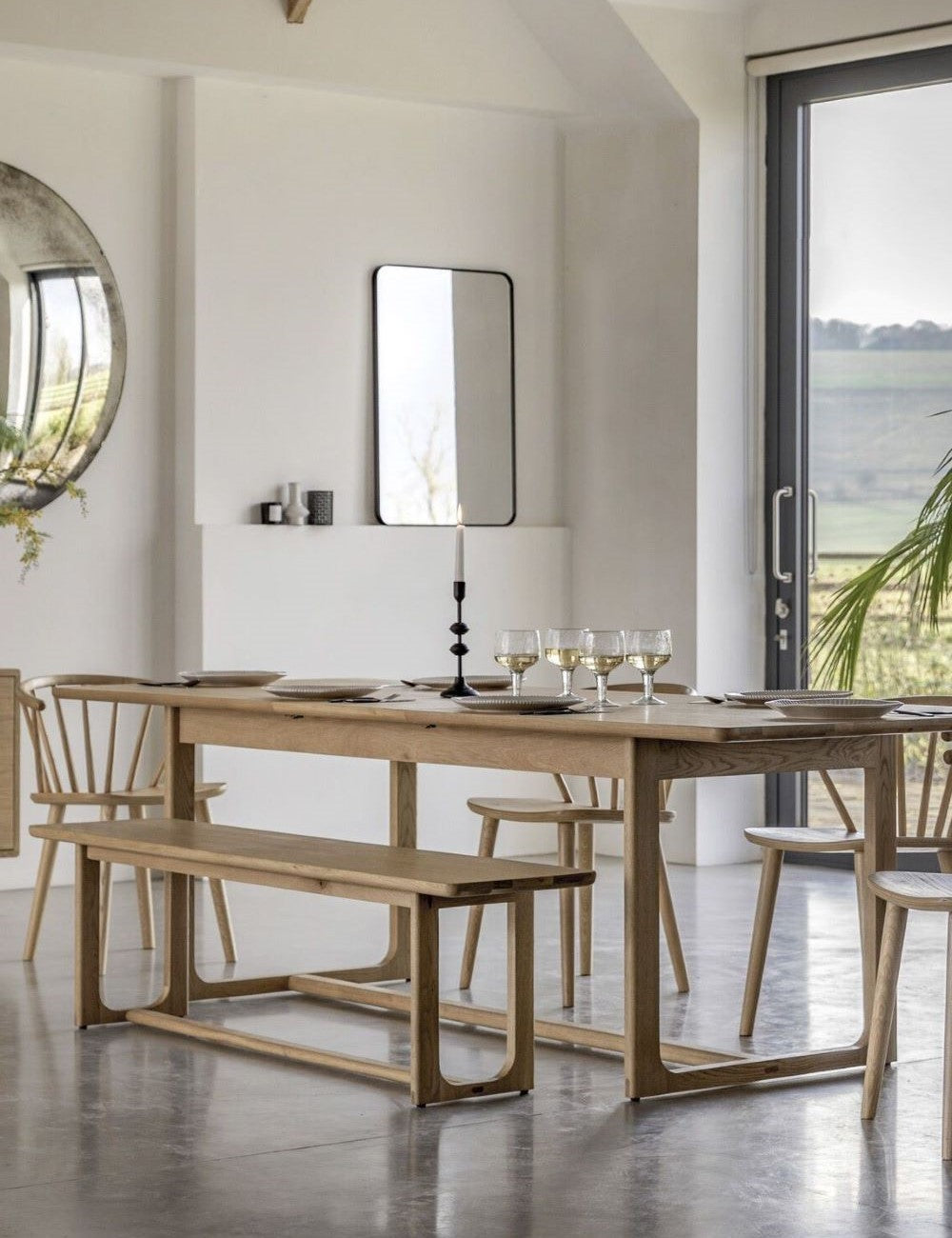 Albie Extendable Dining Table - Natural