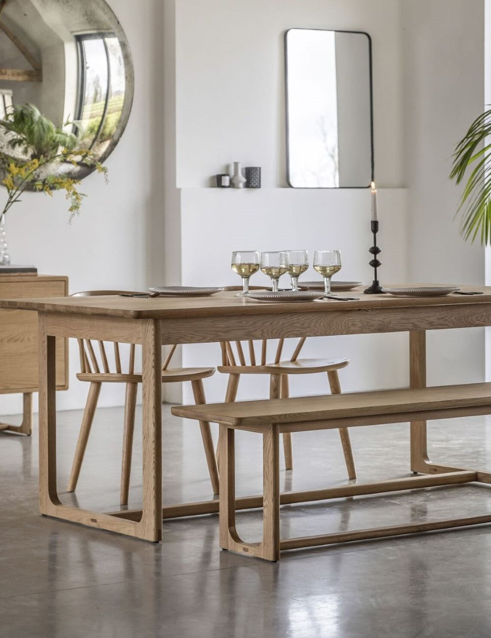 Albie Extendable Dining Table - Natural