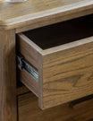 Dawson Dark Wood Bedside Table