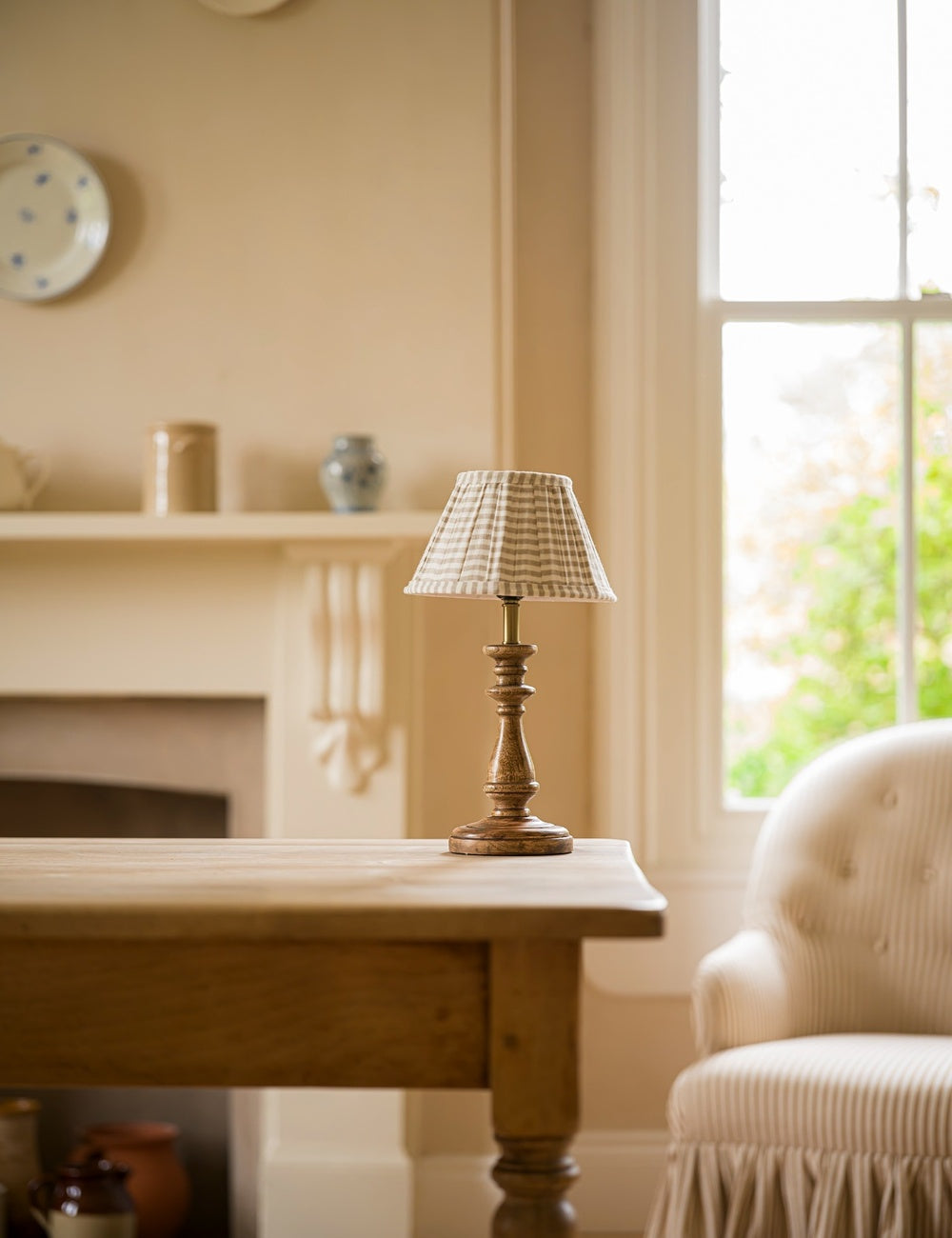 The Candleford Table Lamp in Natural