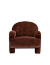Romy armchair in brick