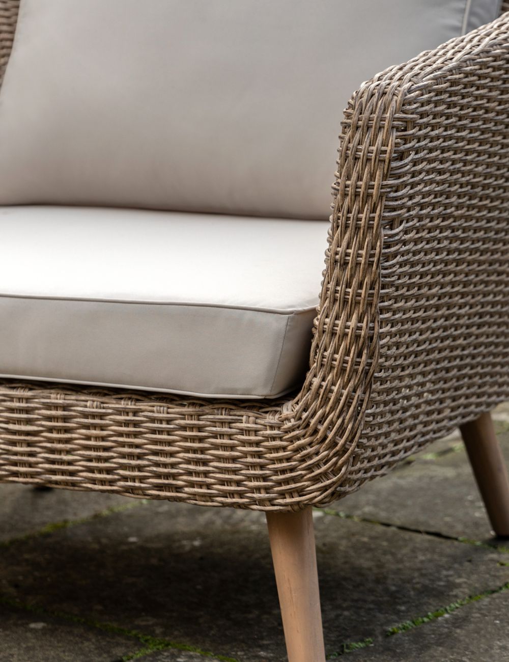 Four Piece Woven Outdoor Lounge Set