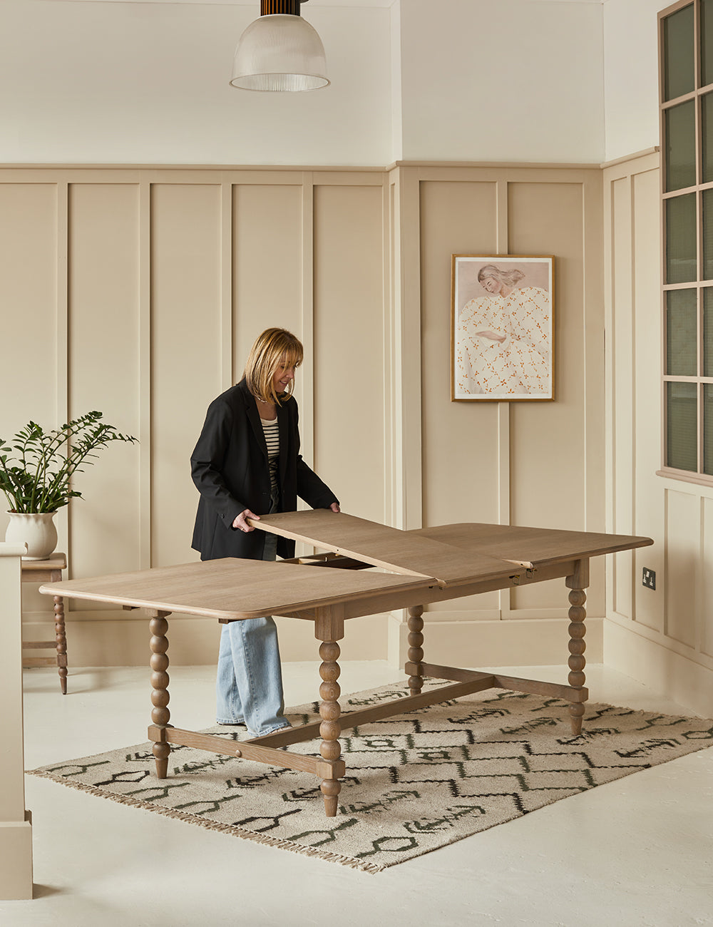 Frances Bobbin Eight Seater Dining Table