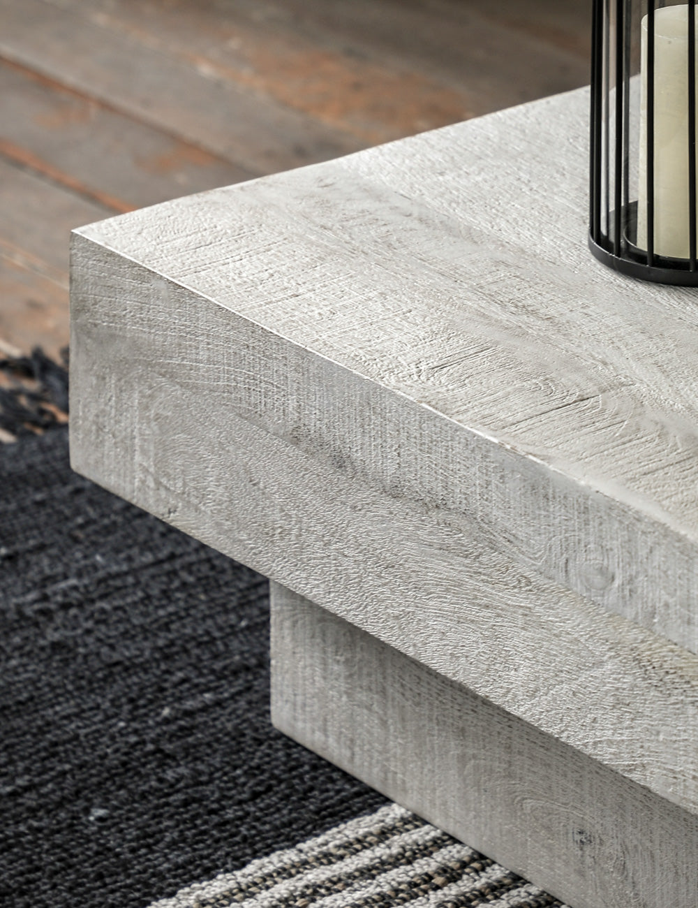 Freya Lowdown Coffee Table - Whitewash