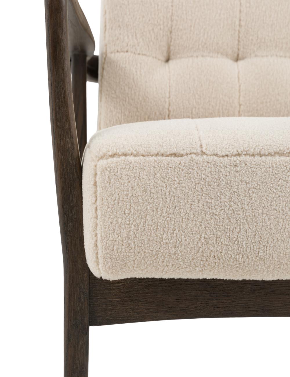 Trudy Cream Faux Sheepskin Armchair
