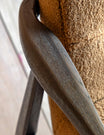 Trudy Ochre Faux Sheepskin Armchair