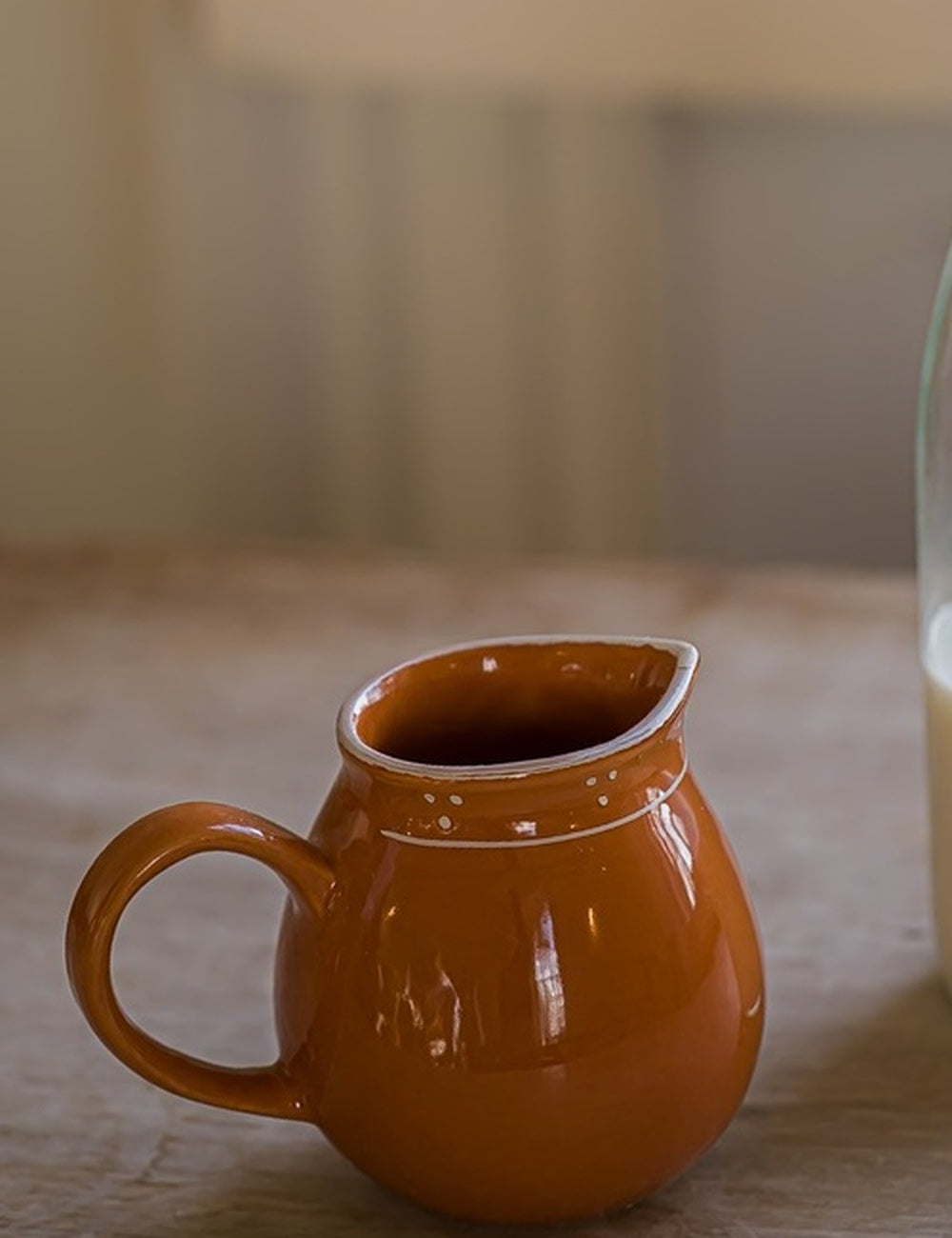 Breakfast Table Milk Jug in Terracotta