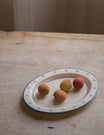 Breakfast Table Small Oval Platter in Blue