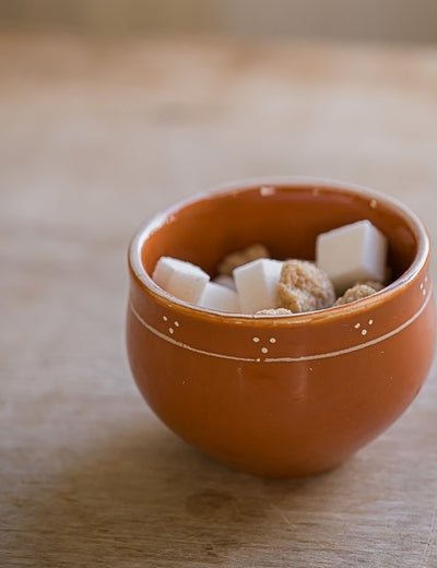 Breakfast Table Collection Sugar Bowl in Terracotta