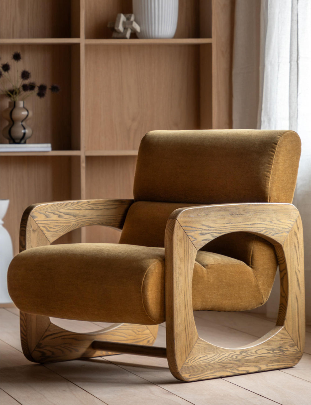 Cristobal Armchair Golden Ochre