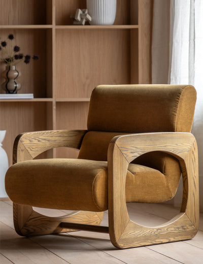 Cristobal Armchair Golden Ochre