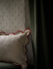 Scallop Cushion in Rust