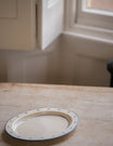 Breakfast Table Small Oval Platter in Blue