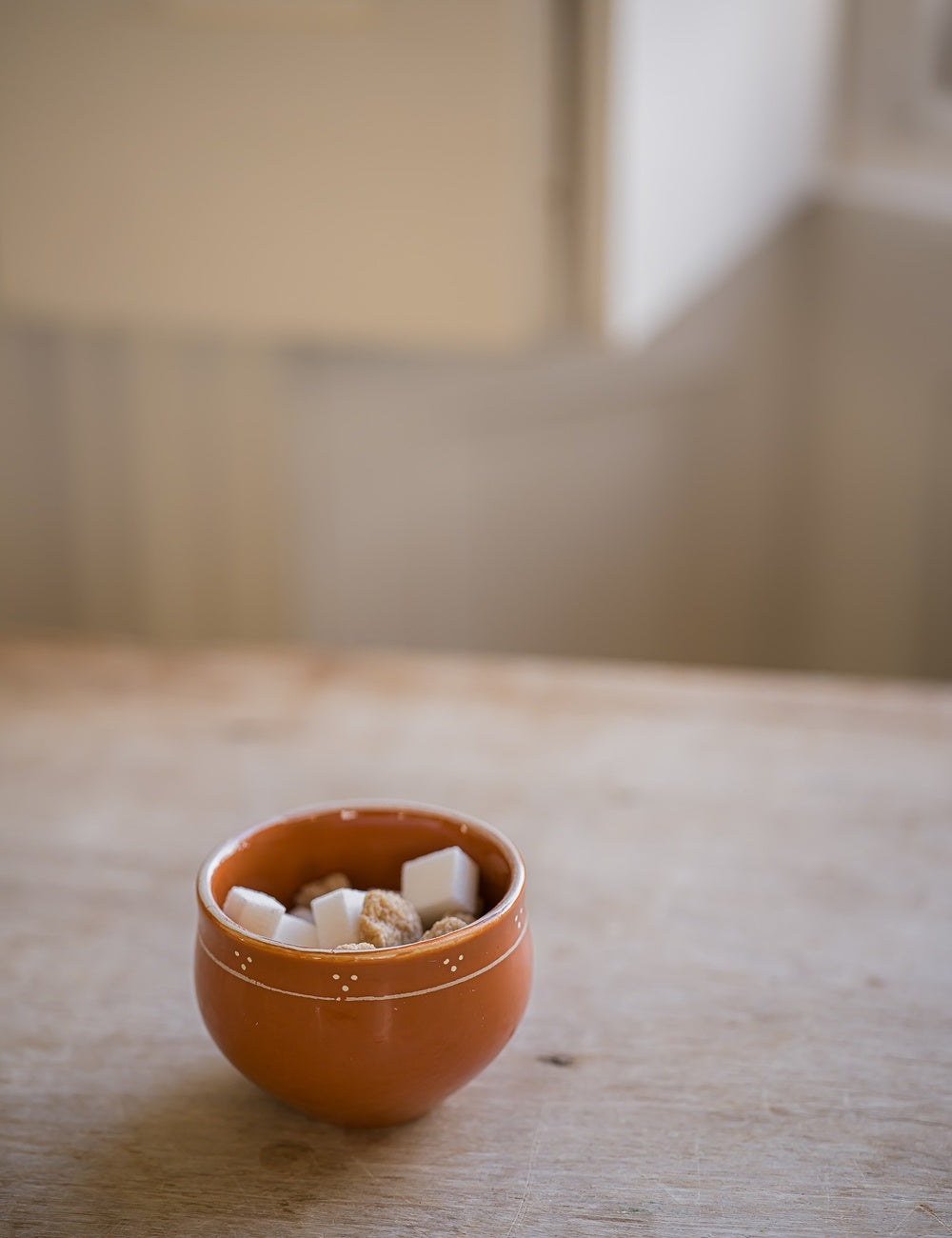 Breakfast Table Collection Sugar Bowl in Terracotta