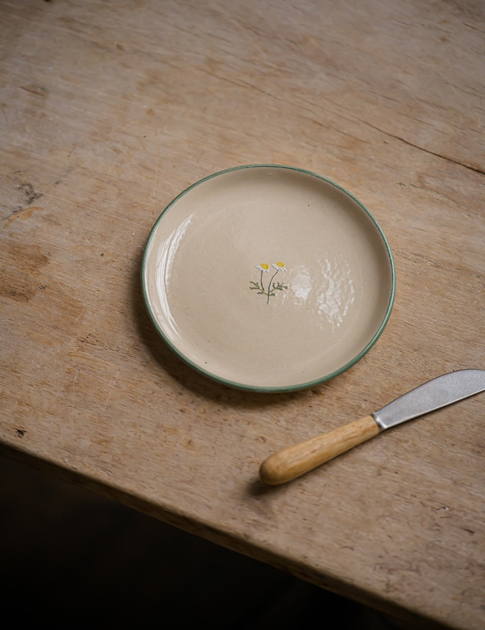 Kitchen Garden Chamomile Snack Plate