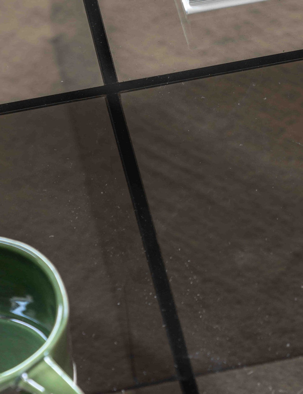 Tinto Glass Charcoal Coffee Table
