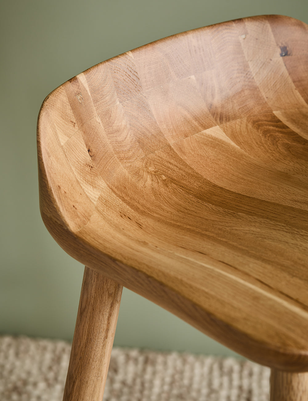 Perch Oak Counter Stool