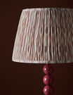 Raddle Lamp Base in Cherry Pink