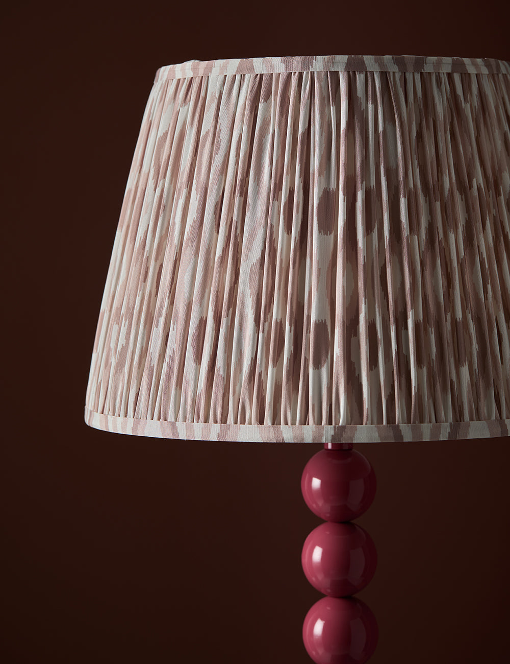 Raddle Lamp Base in Cherry Pink