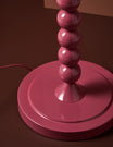 Raddle Lamp Base in Cherry Pink