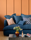 Penny 3 Seater in Washed Linen Denim
