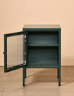 Small Simkin Bedside Cabinet in Olive Left Hand Opening