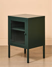 Small Simkin Bedside Cabinet in Olive Left Hand Opening