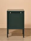 Small Simkin Bedside Cabinet in Olive Left Hand Opening