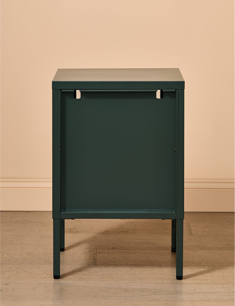 Small Simkin Bedside Cabinet in Olive Left Hand Opening