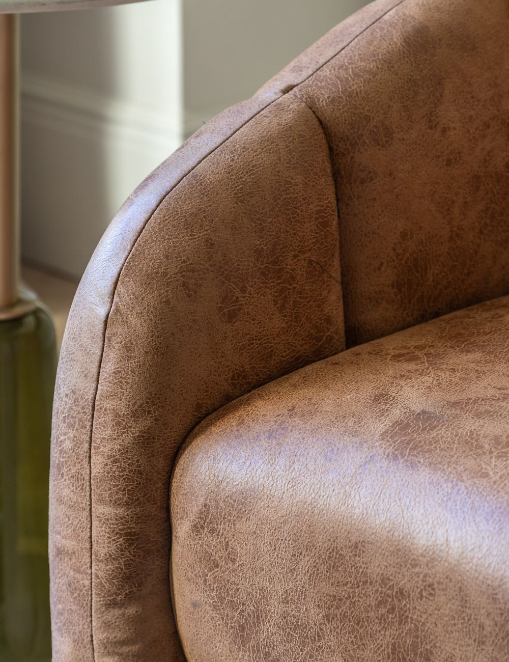 Stella Leather Tub Chair