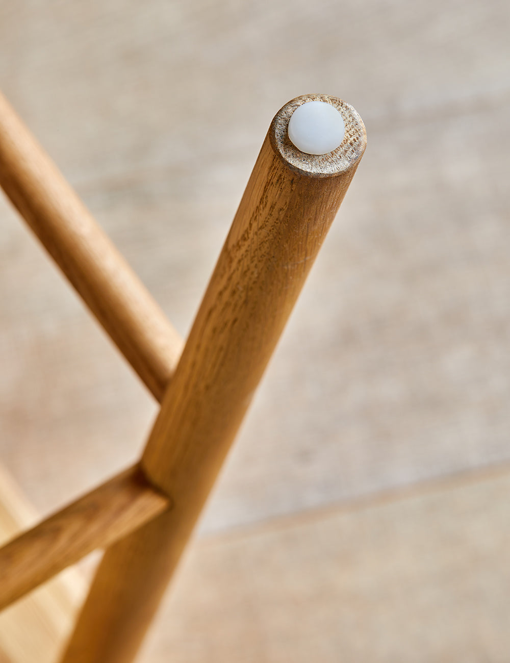 Set of Four Weathered Oak Stools