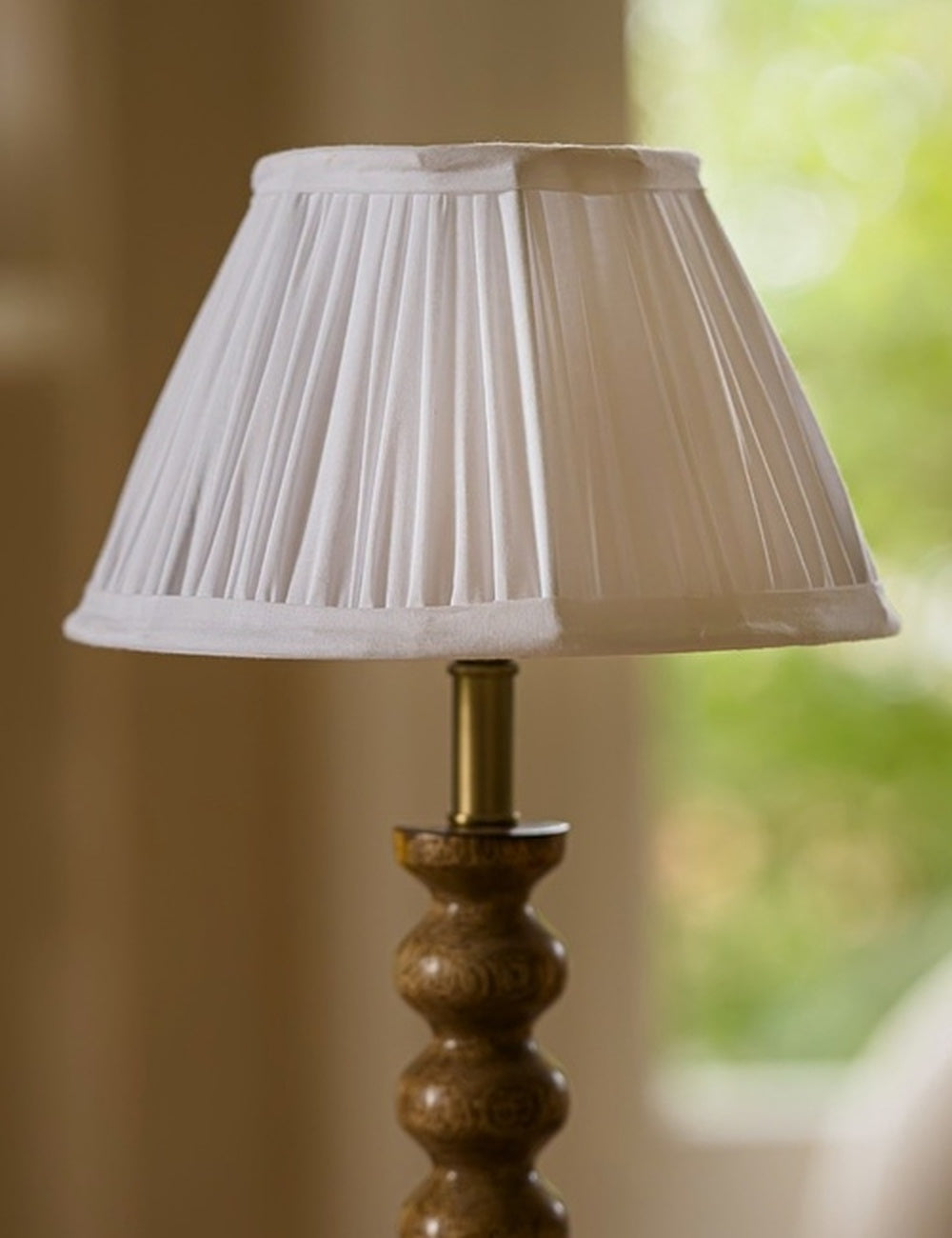 Pleated White Shade