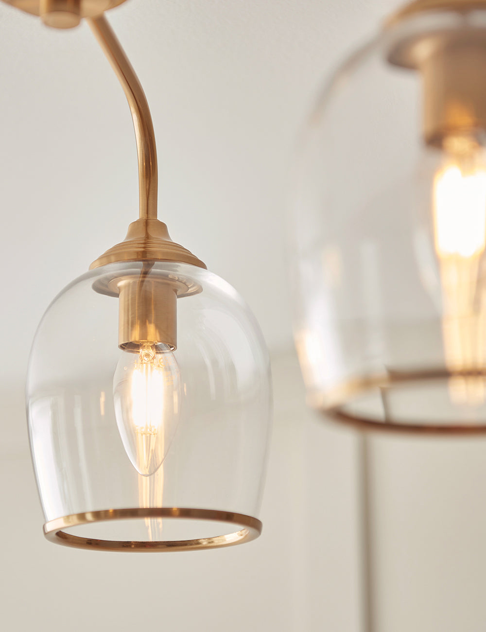Fitzroy 3 Pendant Light Brushed Aged Brass
