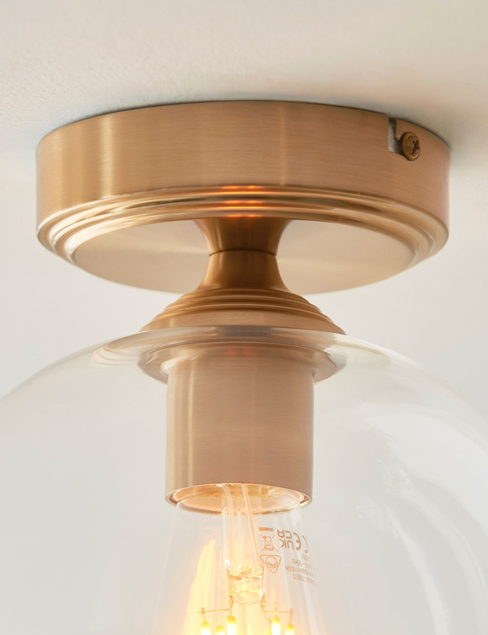 Fitzroy Pendant Light Brushed Aged Brass