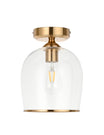 Fitzroy Pendant Light Brushed Aged Brass