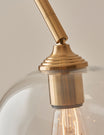 Fitzroy Pendant Floor Light Brushed Aged Brass
