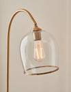 Fitzroy Pendant Floor Light Brushed Aged Brass