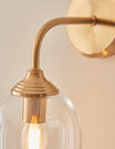 Fitzroy Wall Light Brushed Aged Brass