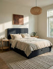 Esme Bed in Charcoal