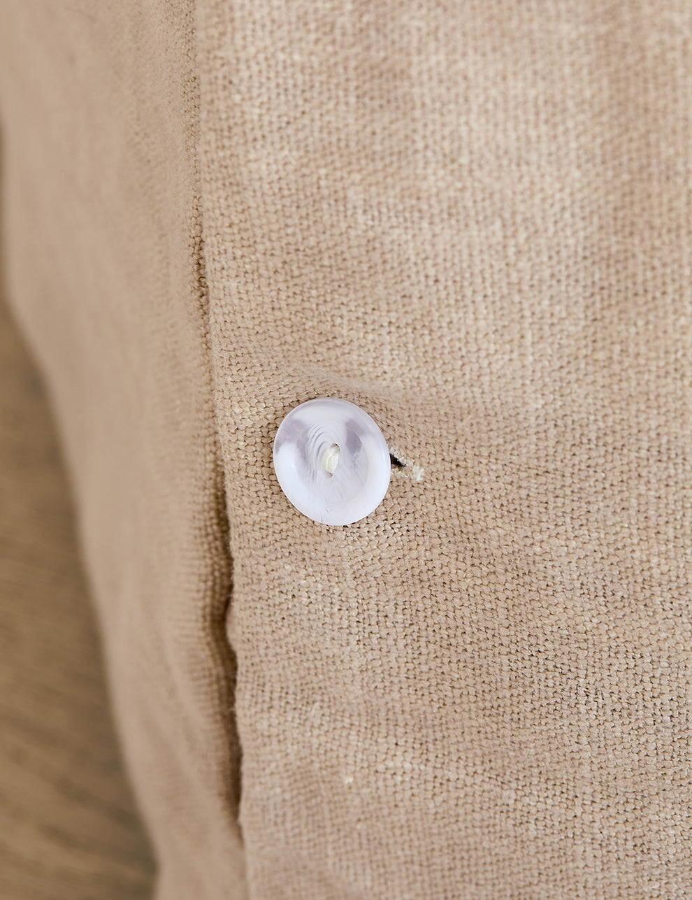 Nora Sofa button close up