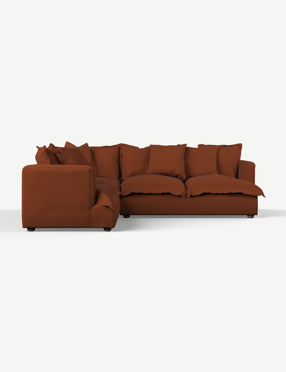 Brushed Cotton Cinnamon Left Hand Facing