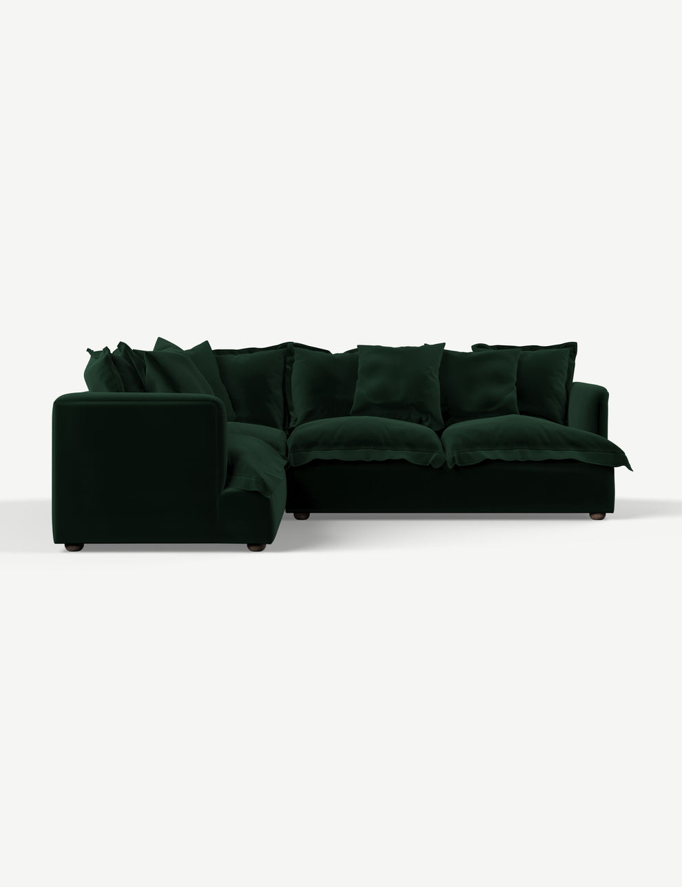 Velvet Emerald Green Left Hand Facing