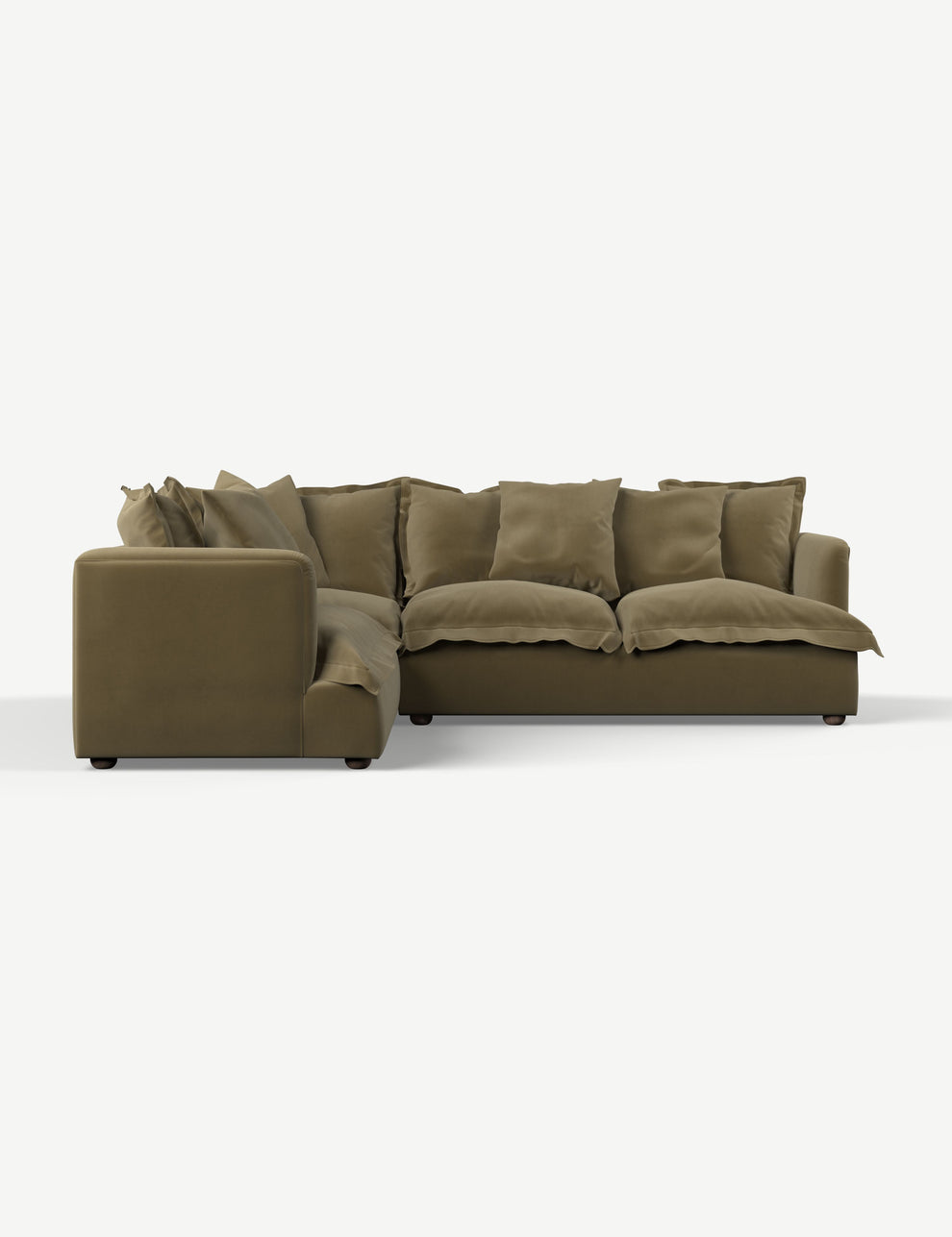 Velvet Khaki Left Hand Facing