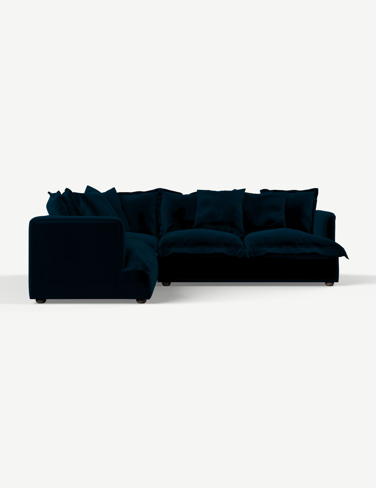 Velvet Midnight Blue Left Hand Facing